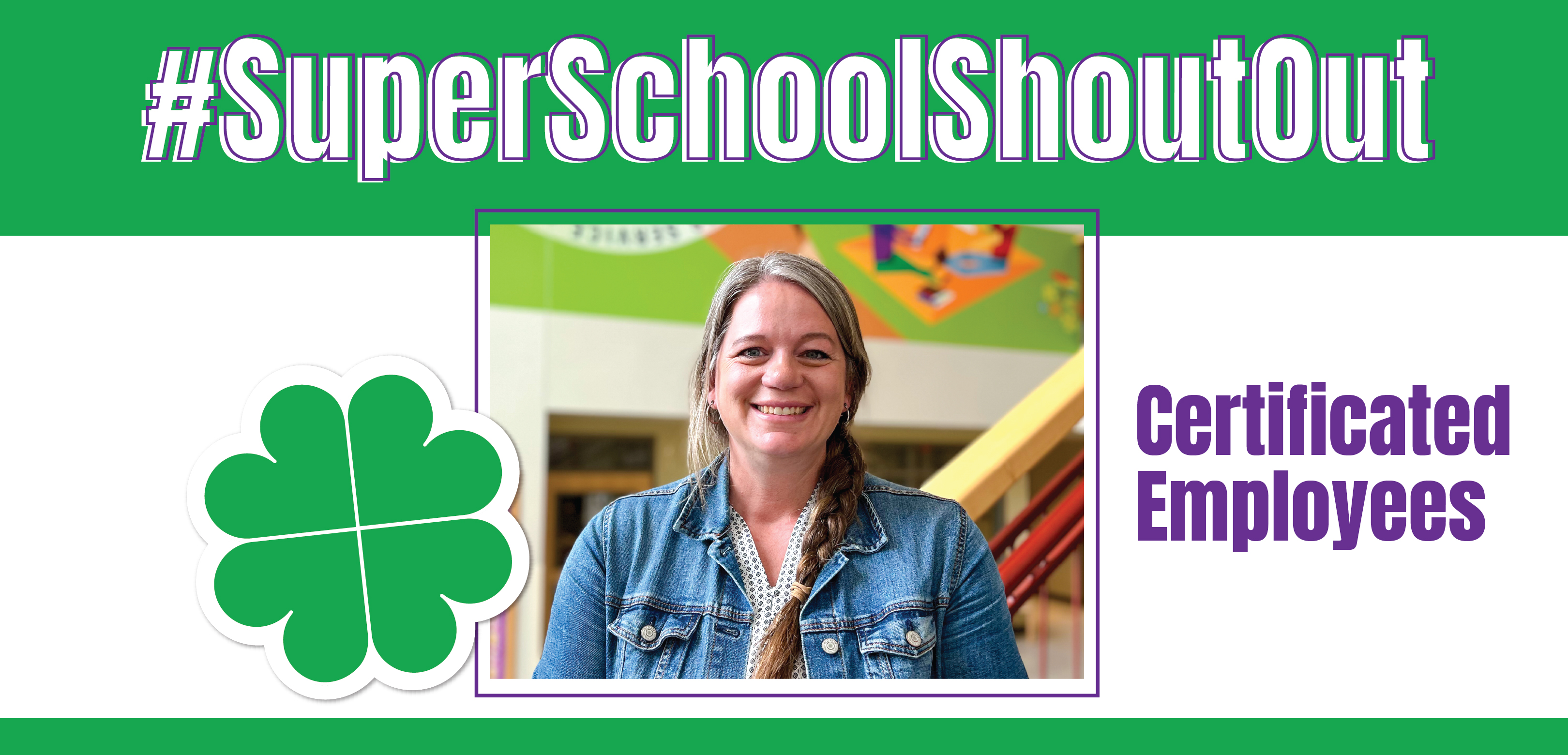 #SuperSchoolShoutout. Certificated Employees. Pictured are Clover Park School District nurse Elizabeth Barr.